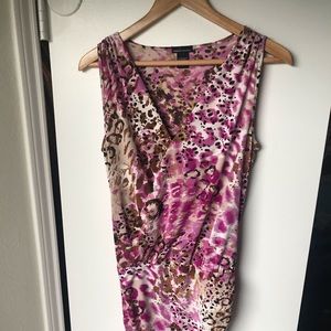 Multicolor print dress